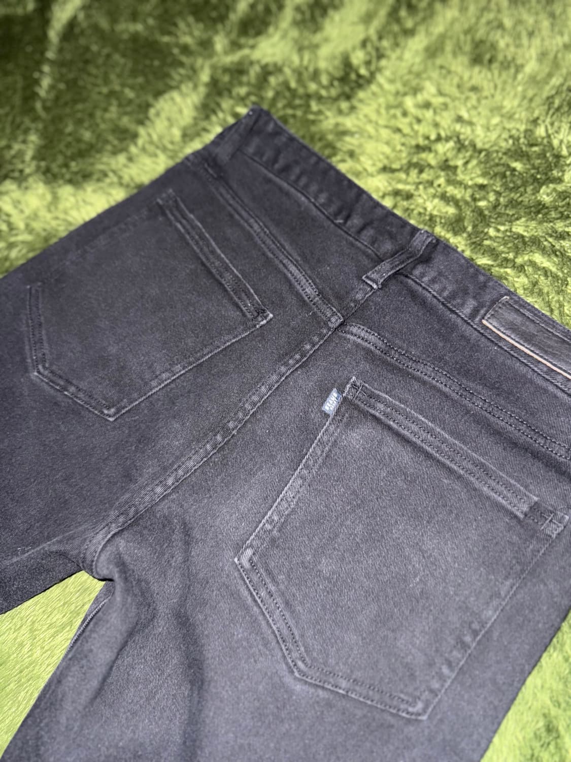 [L] Beams 빔즈 하트 재팬 워싱 코튼 팬츠 블랙 상품이미지8