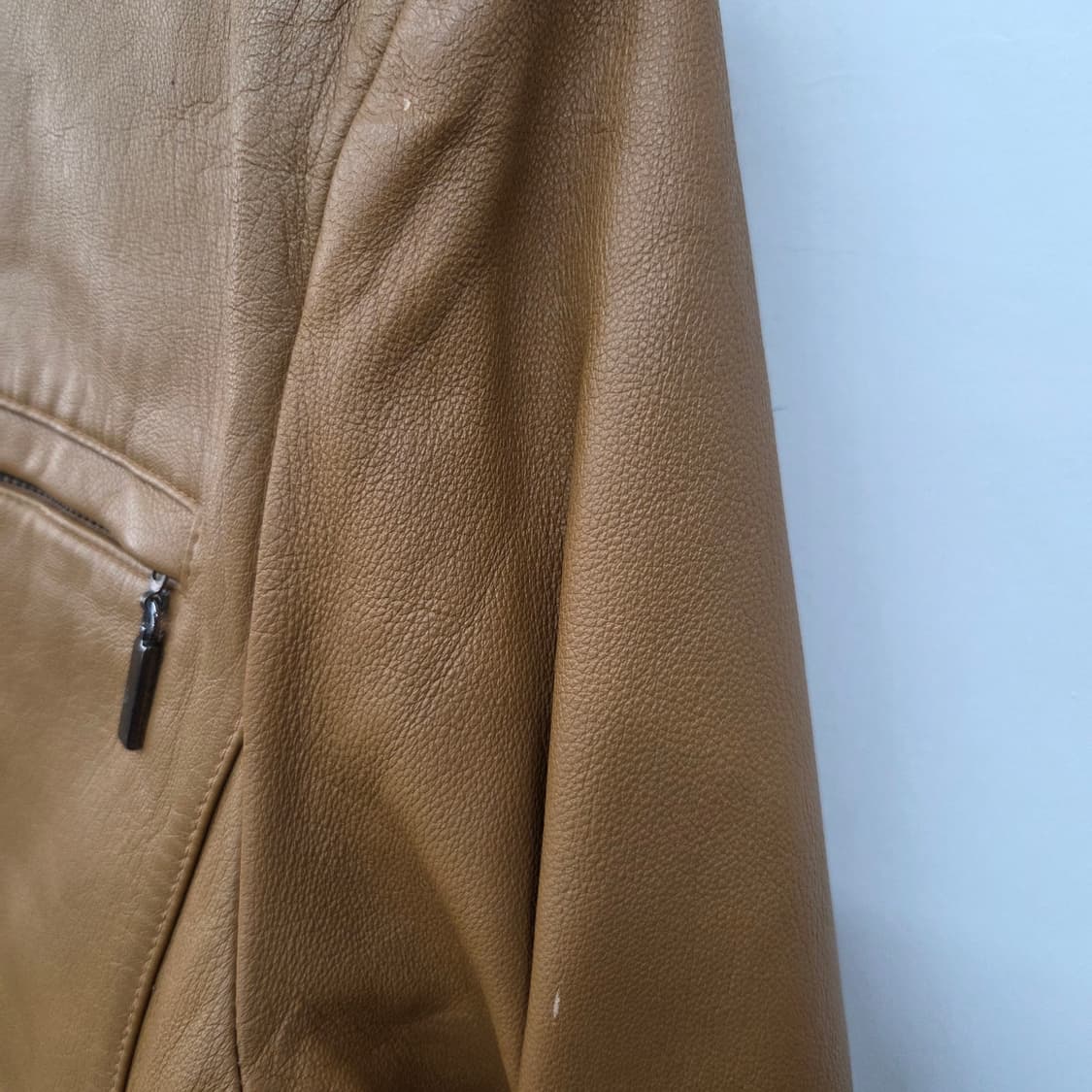 양가죽 자켓 브라운 남L 상품이미지4