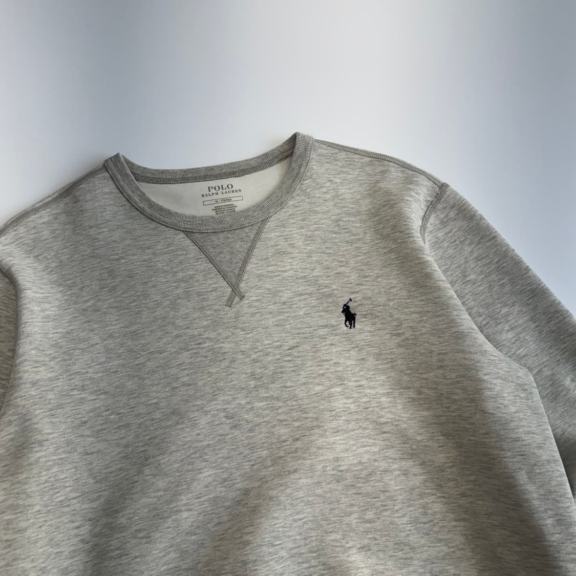 Polo 폴로 블랙 포니 멜란지 맨투맨 상품이미지4