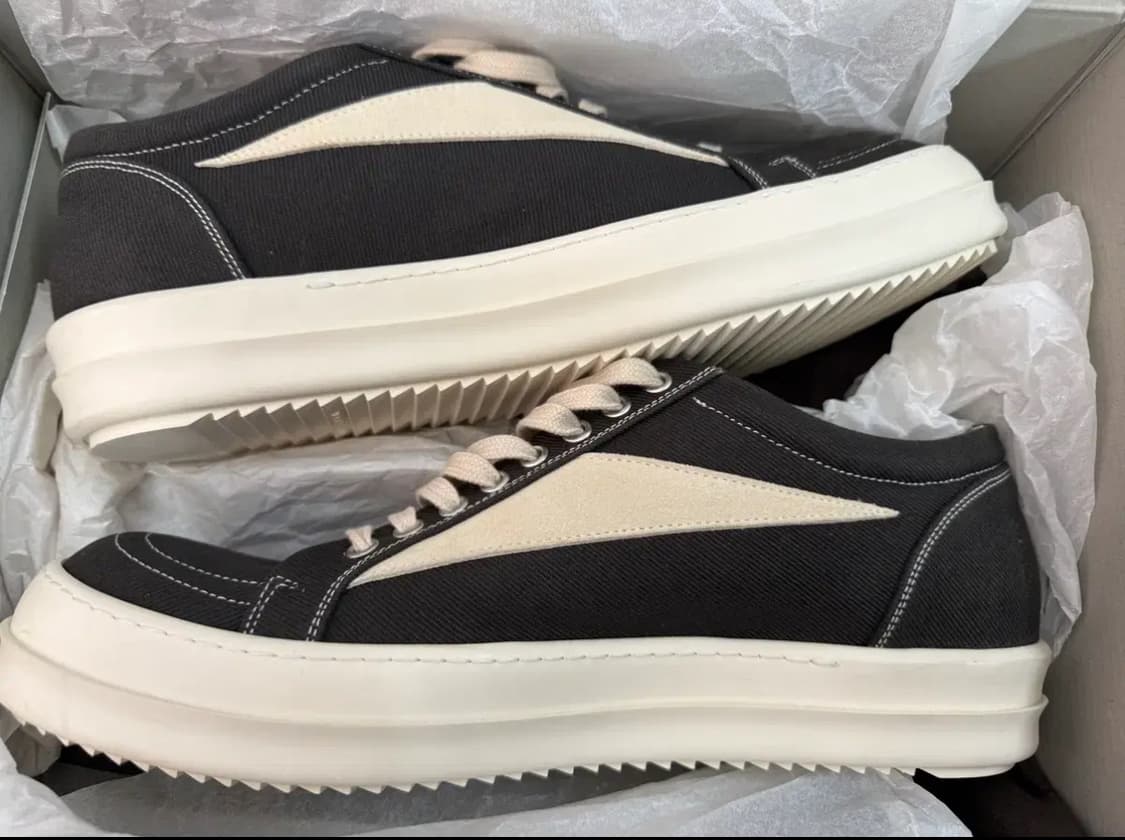 [44] 릭 오웬스 다크쉐도우 스웨이드 빈티지 스니커즈 릭반스 상품이미지3