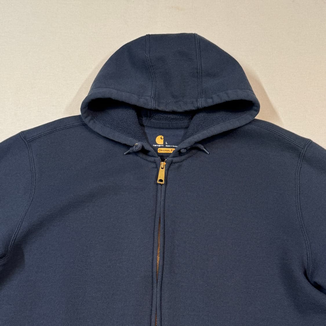 L) 칼하트 미드웨이트 오리지널핏 후드집업 네이비 상품이미지3