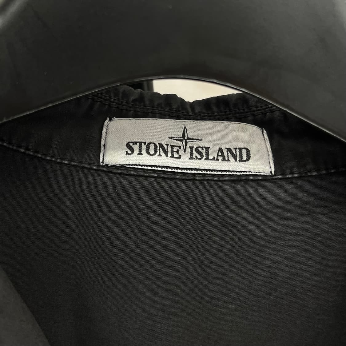 스톤아일랜드 올드이펙트 오버셔츠 블랙 (L) 상품이미지5