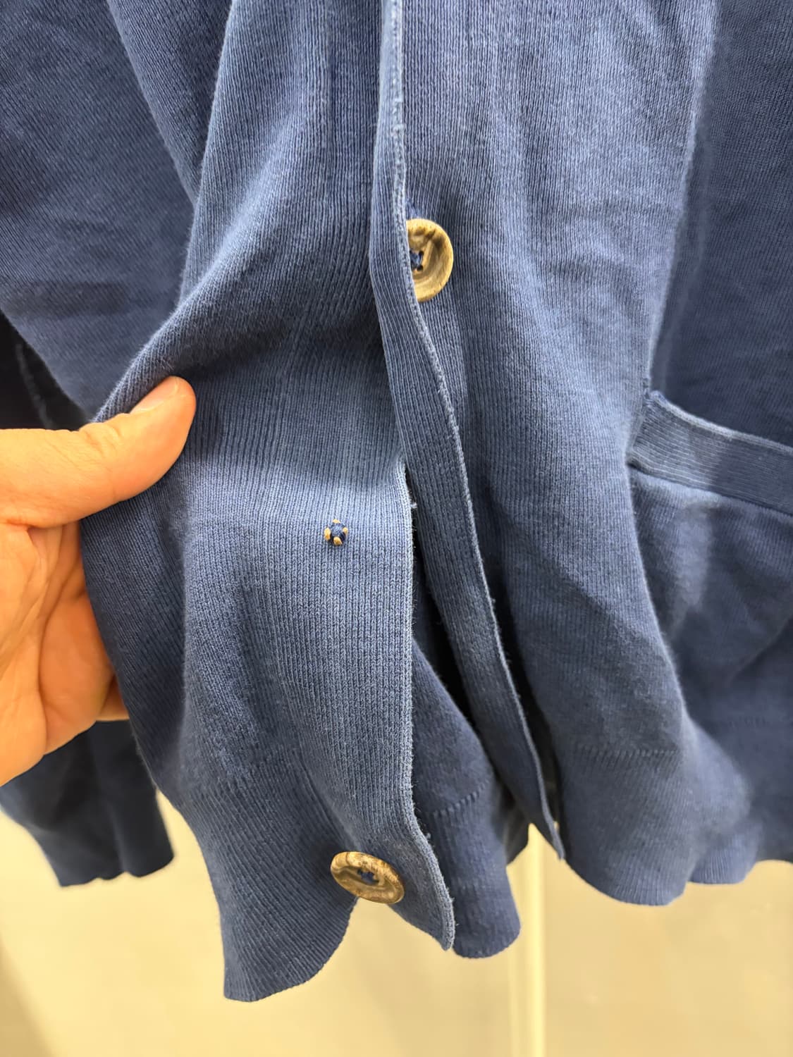 폴로 랄프로렌 네이비 가디건 L 단추파손 상품이미지4