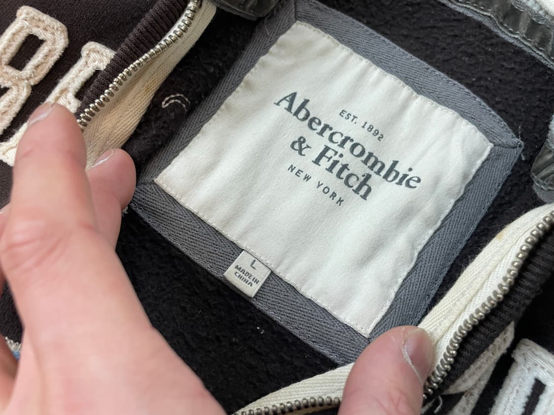 아베크롬비 브라운 후드집업 상품이미지5