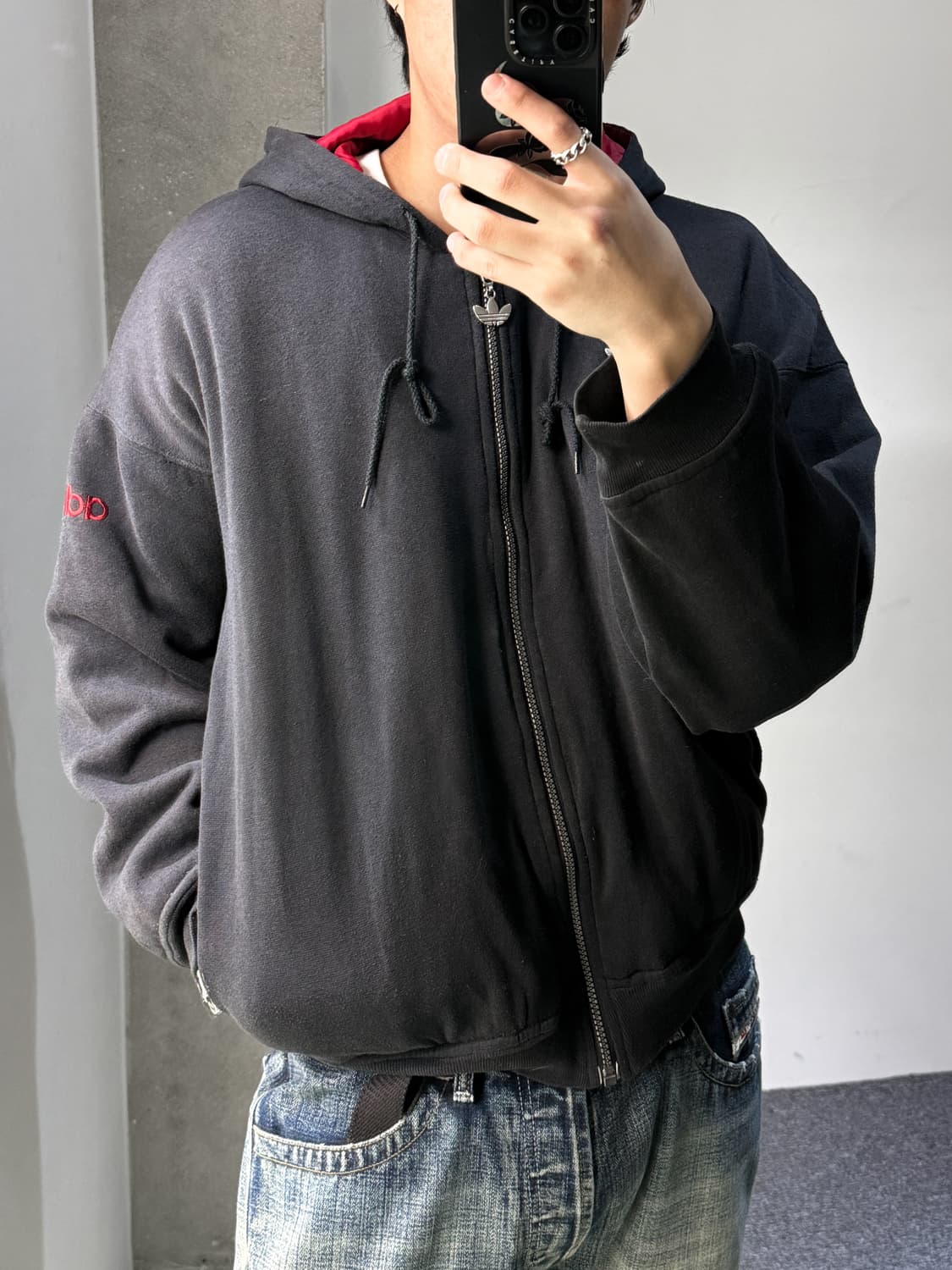 아디다스 빅 트레포일 후드 자켓 상품이미지2