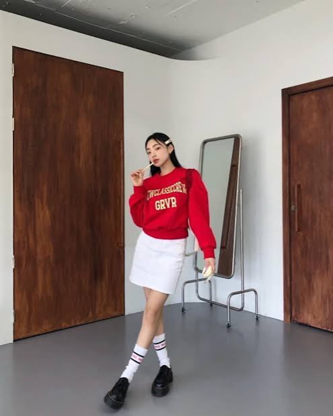 그로브 x 에스쁘아 콜라보 한정 맨투맨 상품이미지2