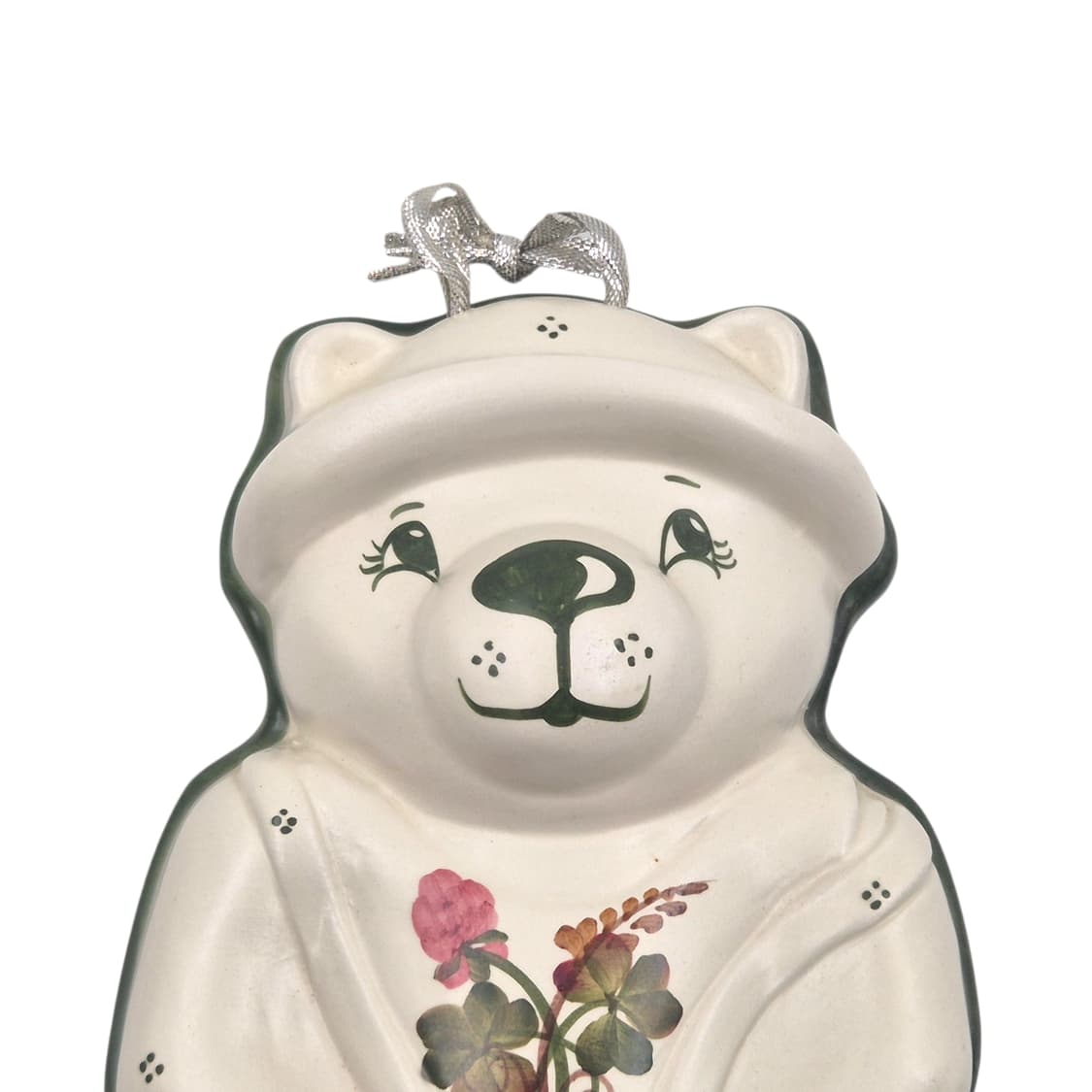 90s 이탈리아 핸드 포셀린 테디베어 벽걸이 상품이미지2