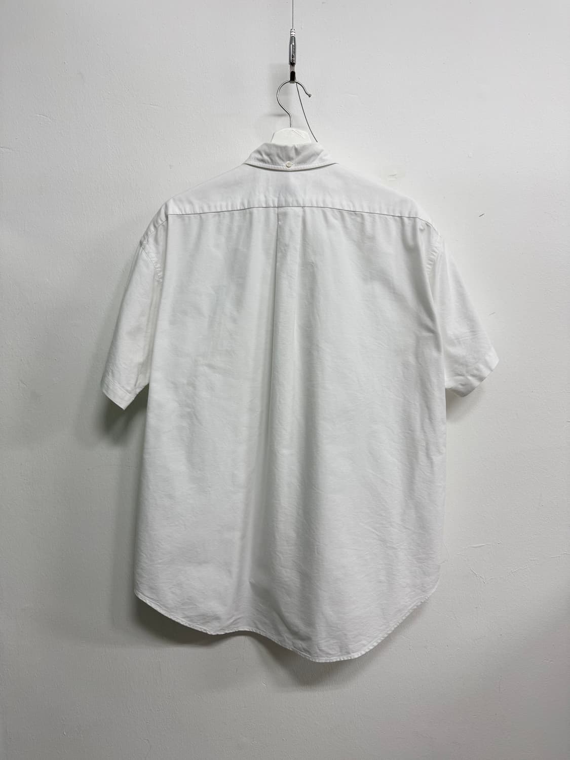 그라프페이퍼 옥스포드 오버사이즈 반팔셔츠 화이트 2 상품이미지2