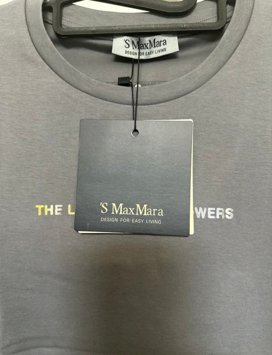 막스마라 플라워 랭귀지 티셔츠 그레이정품 상품이미지5