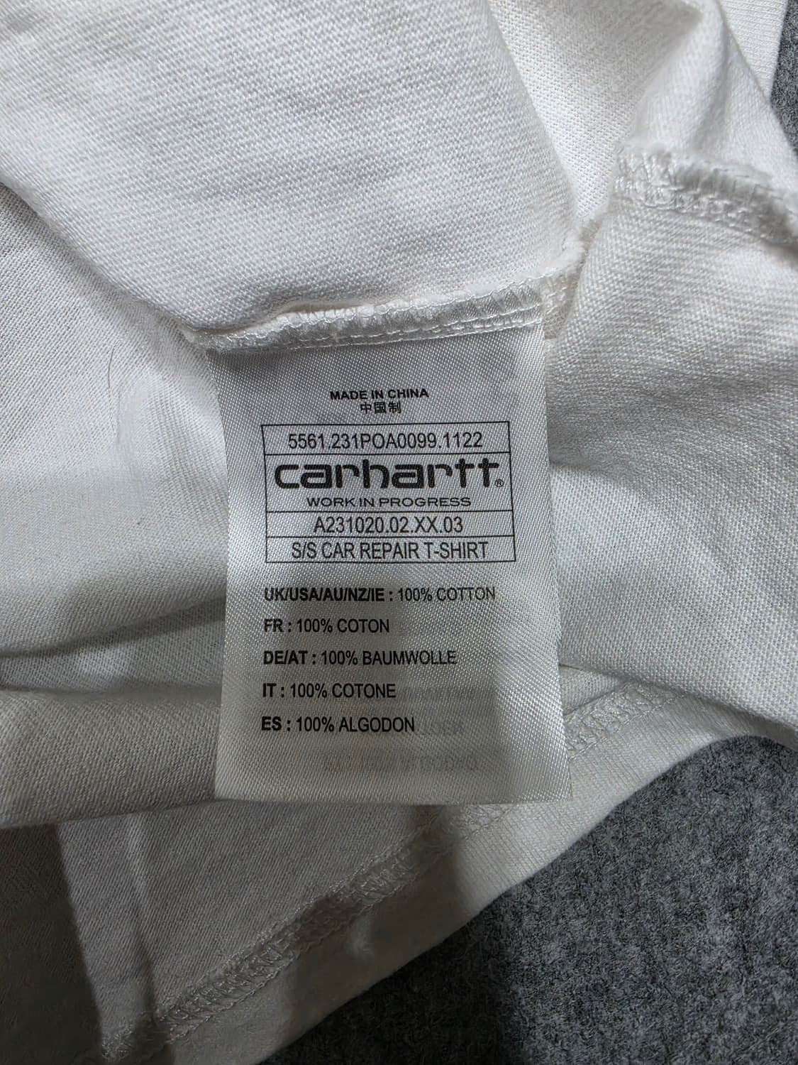 칼하트 WIP 카 리페어 피닉스 그래픽 반팔티 XL 상품이미지7