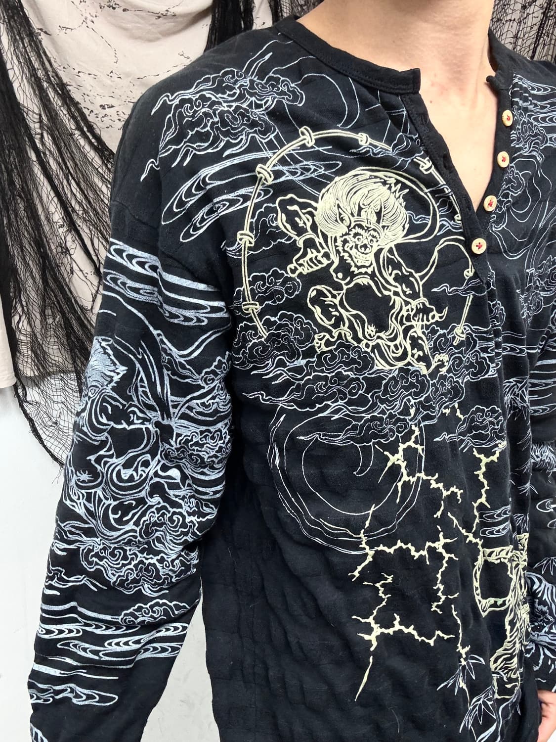 Oriental Full Print Black Sleeve 상품이미지8