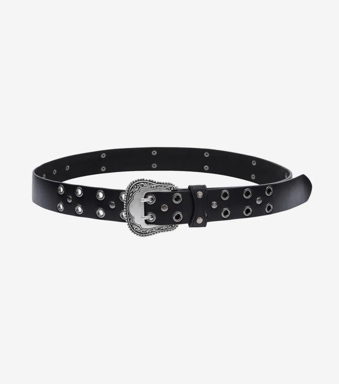 (새상품) 오퍼스0012 아일릿 스터드 레더벨트 상품이미지1