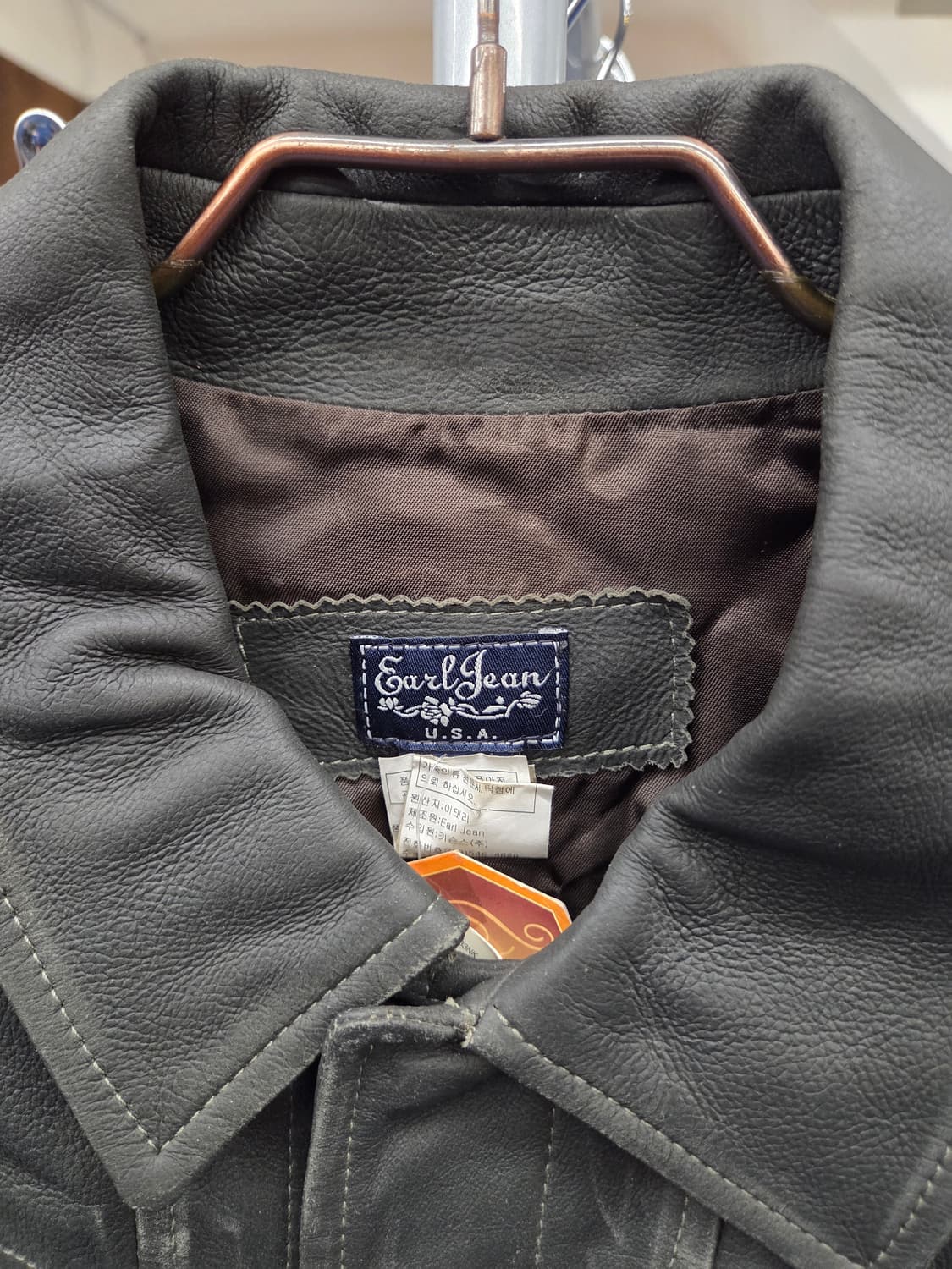 Earl Jean 램스킨 Italy 이태리 레더자켓 상품이미지8