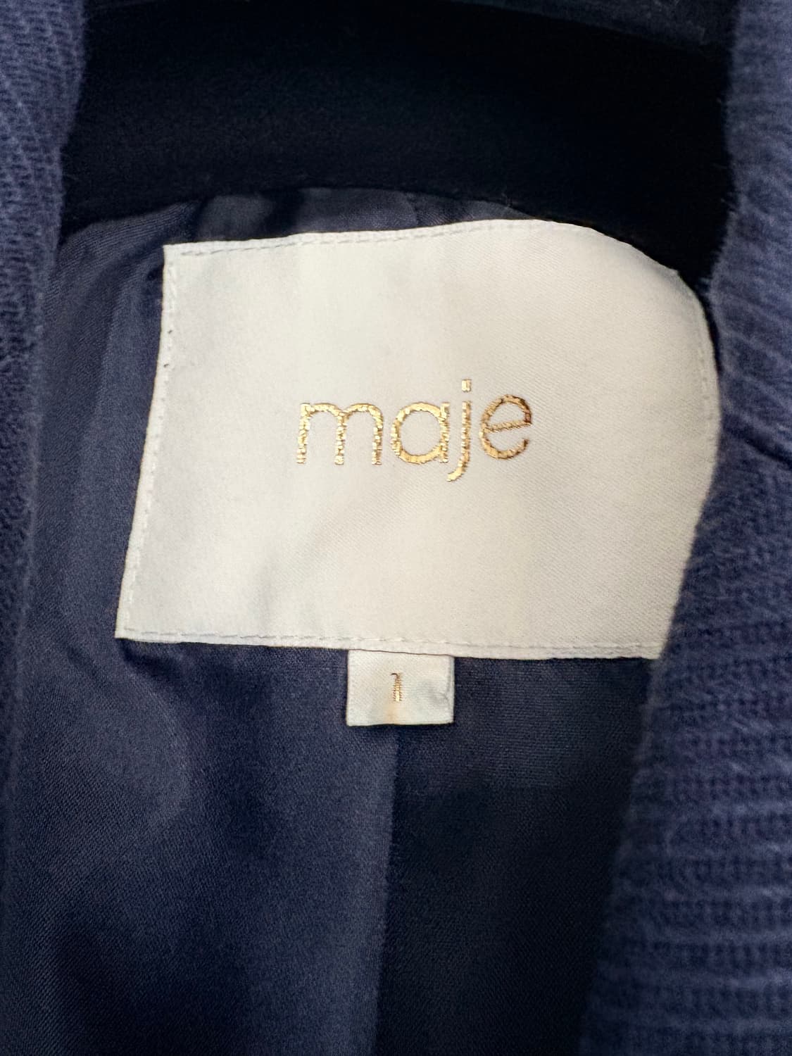 마쥬 네이비 싱글버튼 쟈켓 상품이미지7