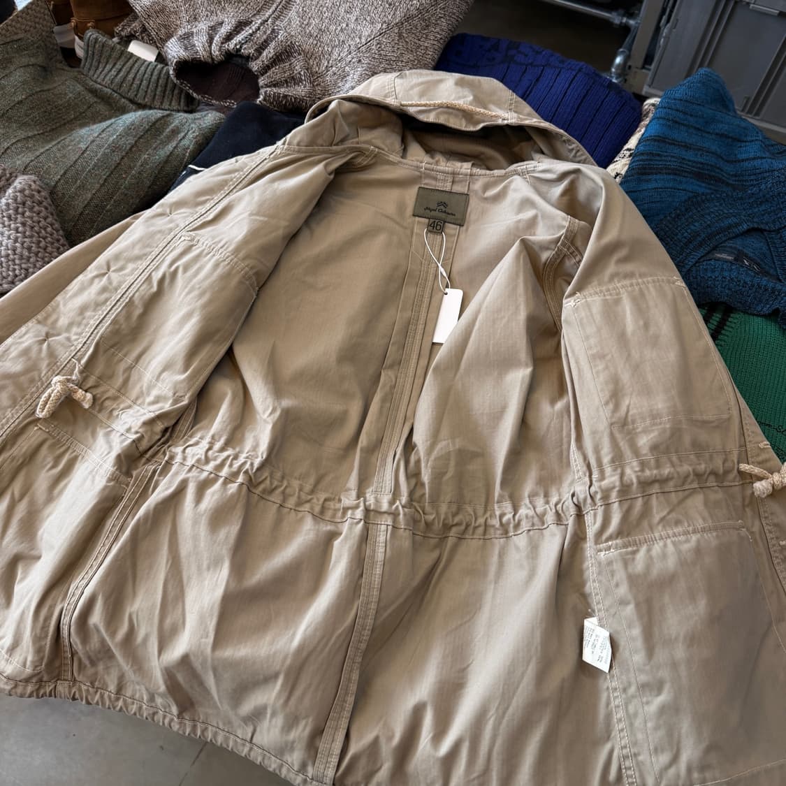 나이젤 카본 헤링본 후크 디테일 마운틴 파카 46 S 상품이미지6