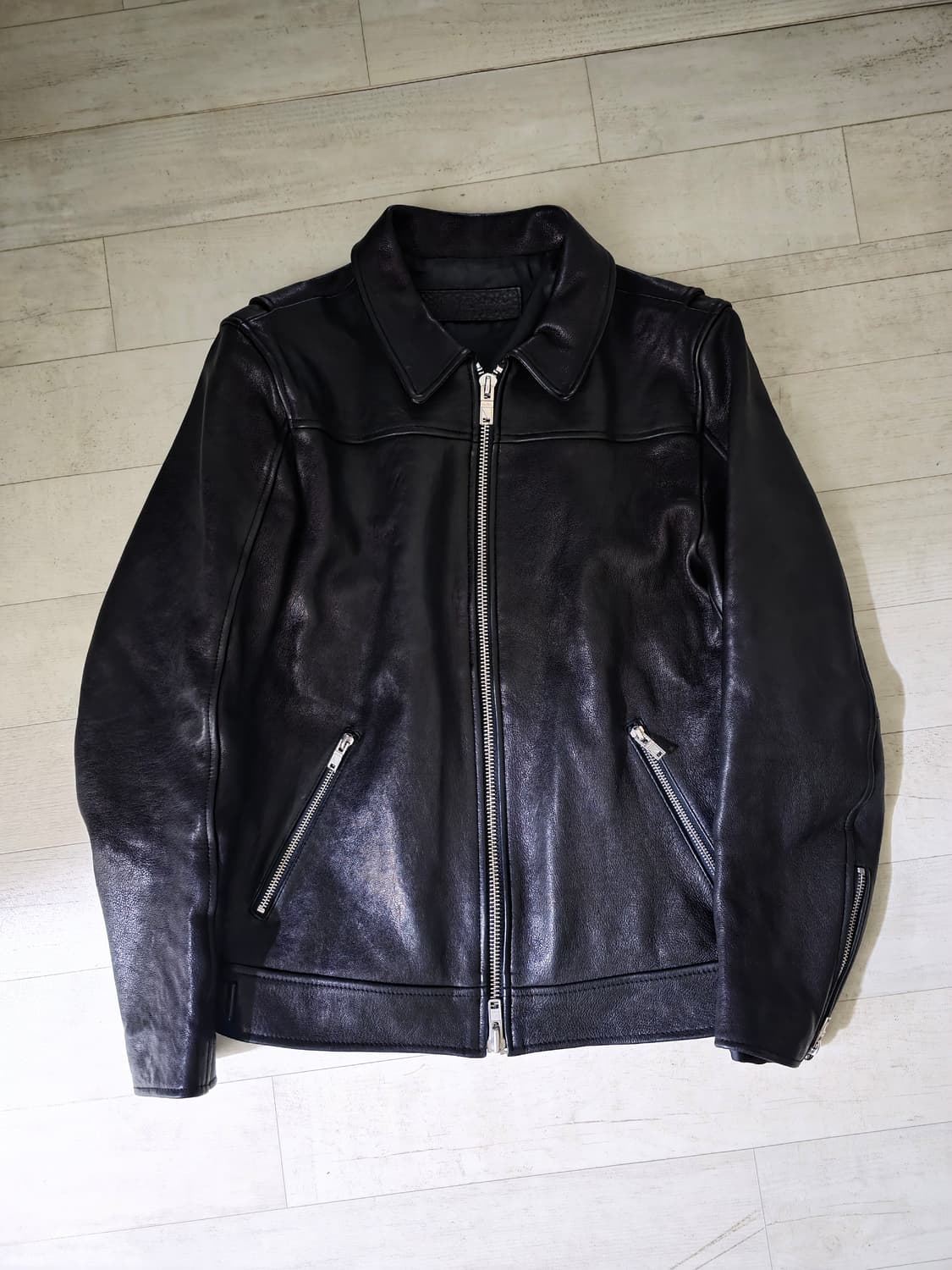 느와르라르메스 싱글 레더 자켓 44 상품이미지1