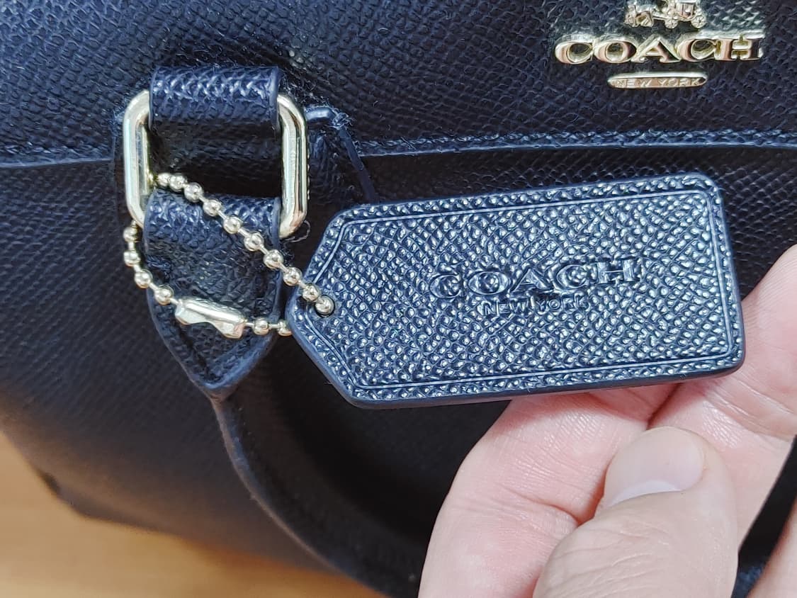 COACH 코치 사피아노가죽 미니보스턴백(가방끈포함) 상품이미지5