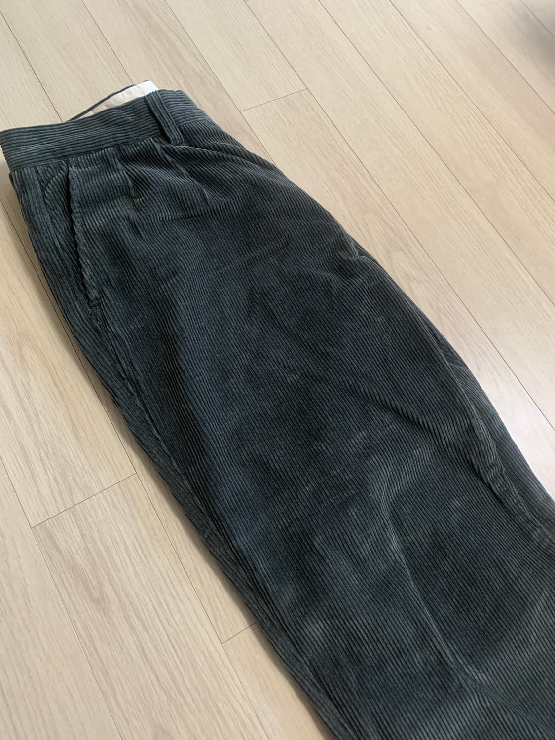 카키스 코듀로이 커먼 팬츠 블랙올리브 상품이미지1