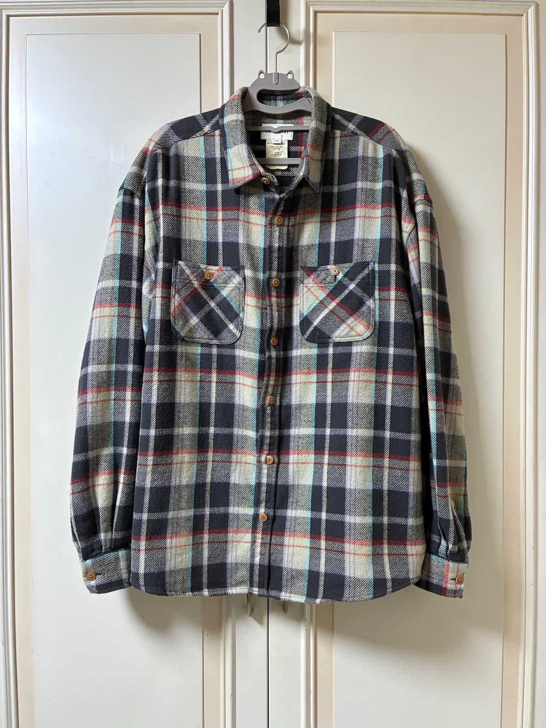 카키스 플란넬 셔츠 상품이미지1