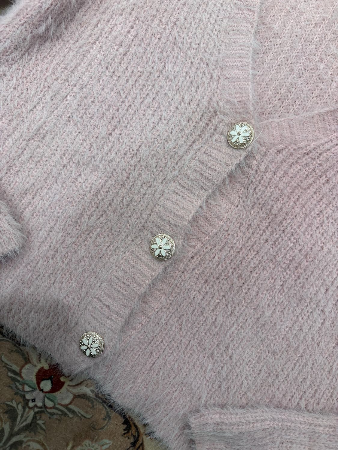 vtg 모리 y2k 헤어리 가디건 상품이미지3