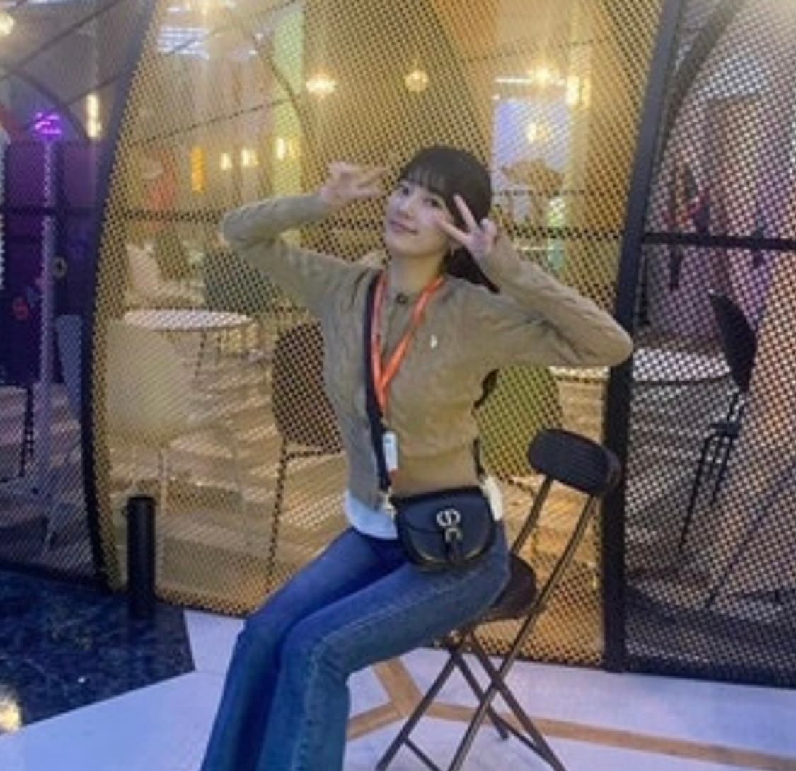 폴로 울 블렌드 수지 가디건 카멜 S 상품이미지3