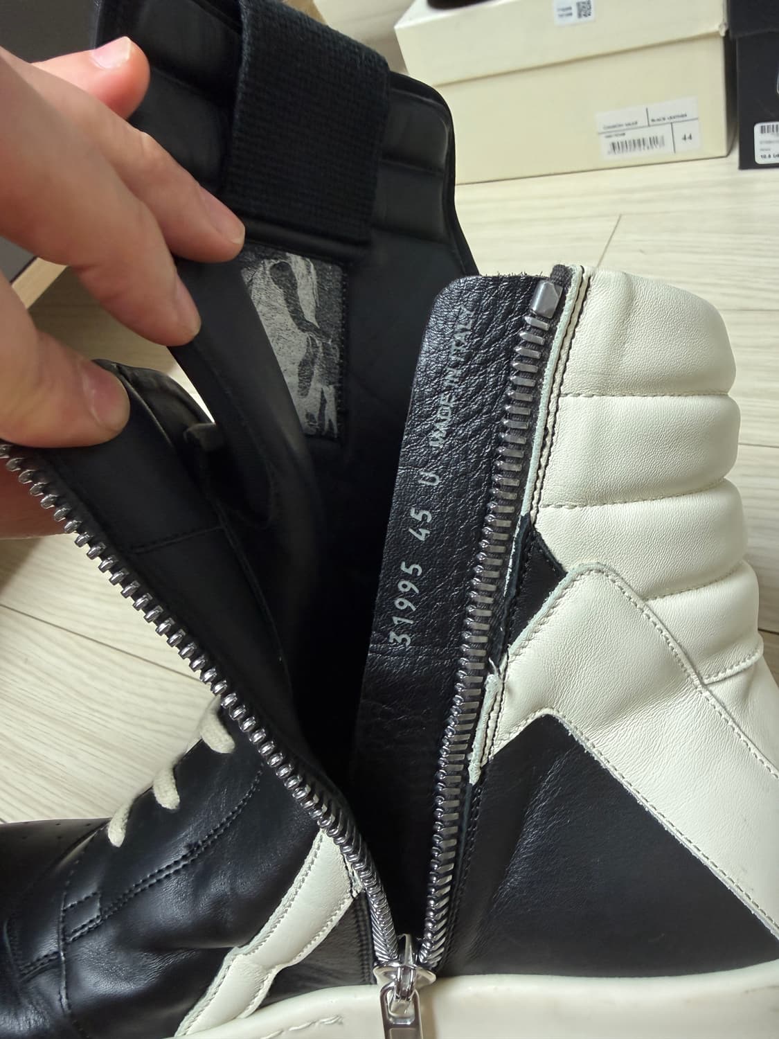 릭오웬스 지오바스켓 45사이즈 상태 최상급 상품이미지7