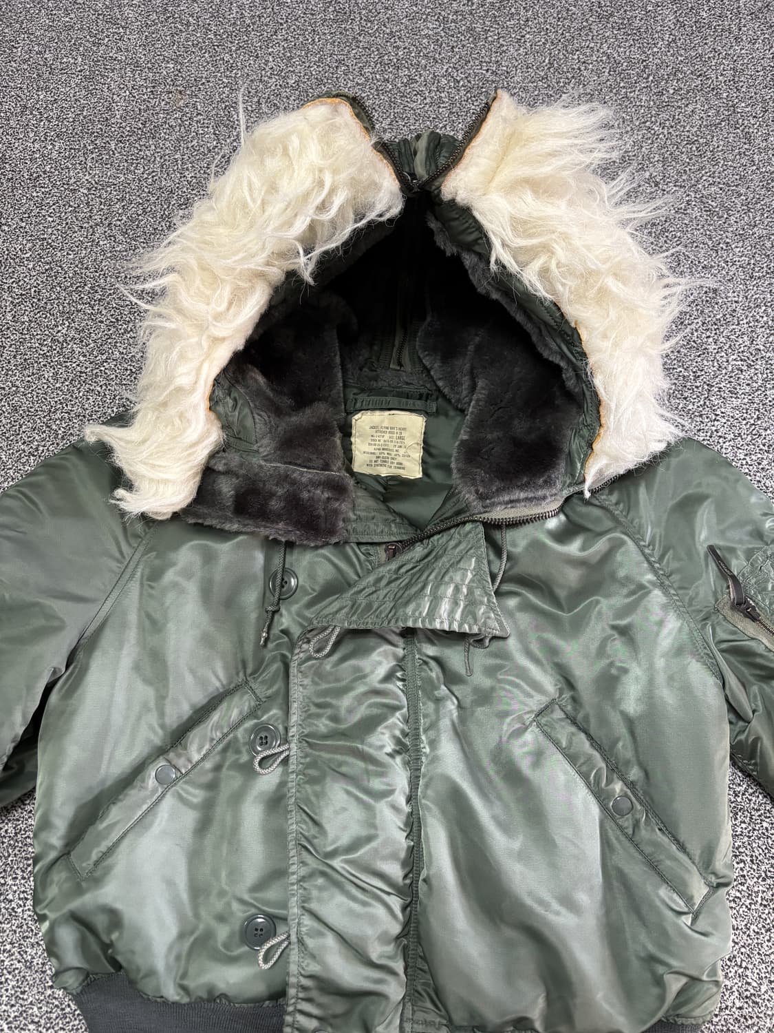 70s 오리지널 n-2b 플라이트 자켓 상품이미지4