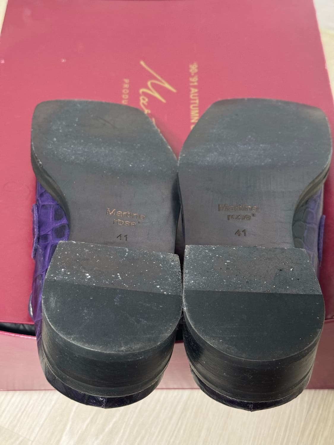 마틴로즈 스퀘어토 로퍼 뮬 상품이미지5