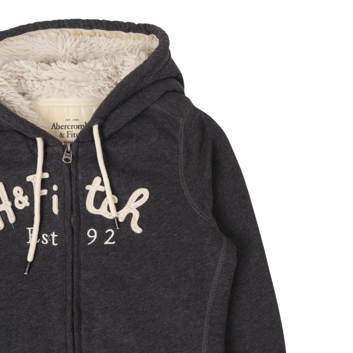 아베크롬비 그레이 쉐르파 후드집업 상품이미지3