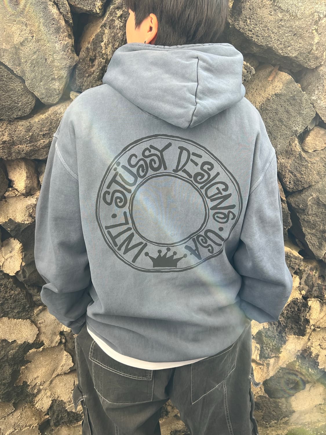 스투시 부아나 후드 블루 상품이미지6