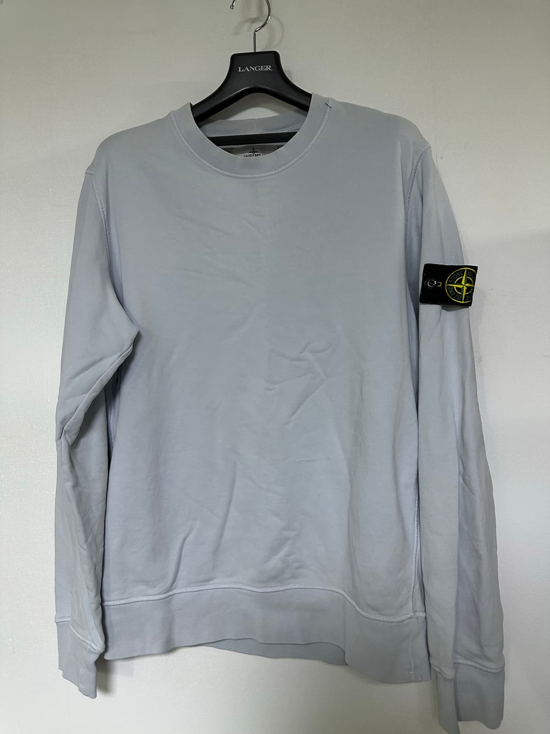 스톤아일랜드 맨투맨 연회색 상품이미지1