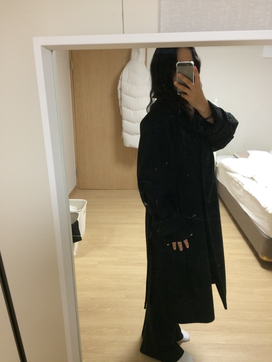 미쏘 울 롱코트 겨울트렌치코트 상품이미지1