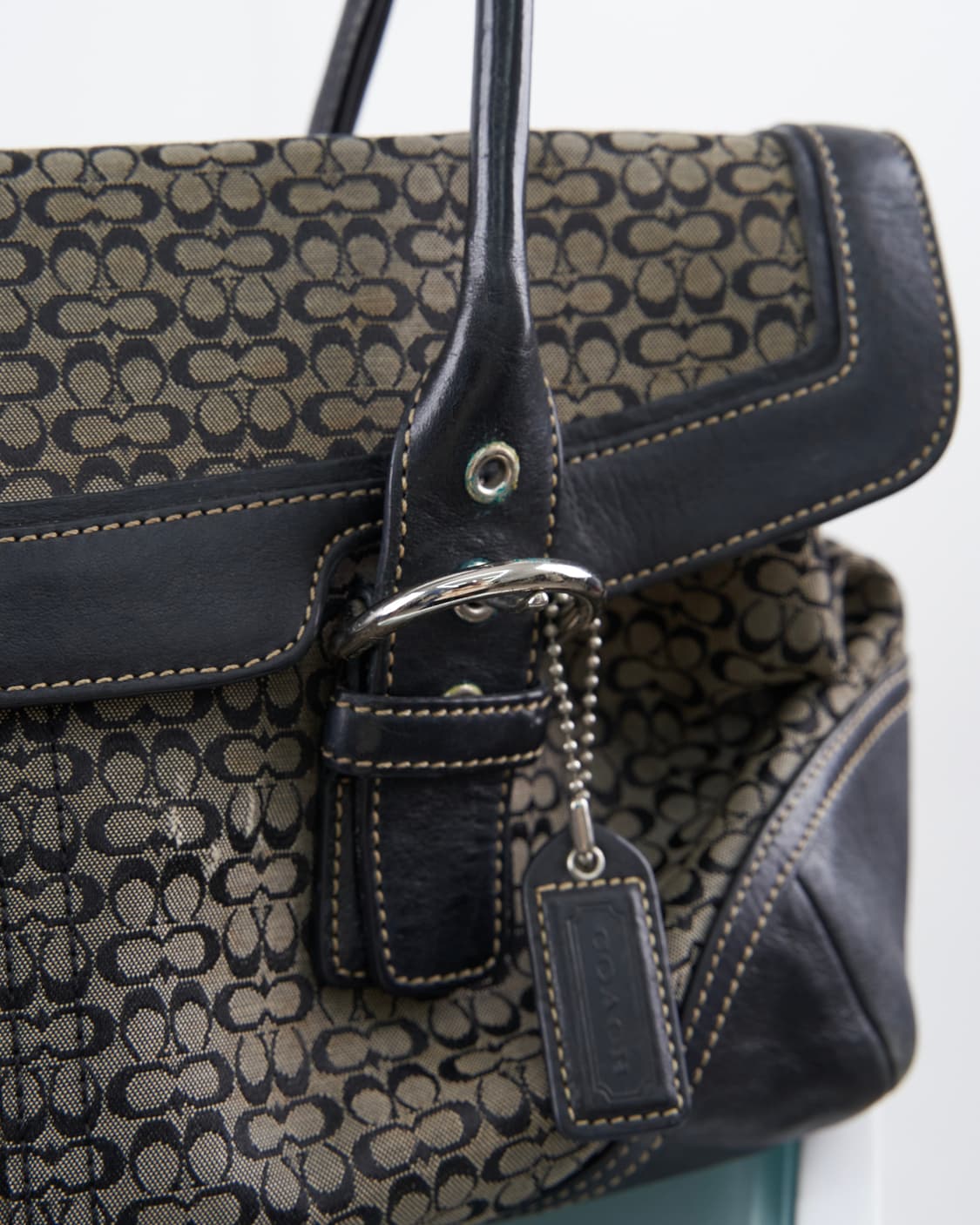 Coach 00’s 자크드 시그니처 숄더백 상품이미지5