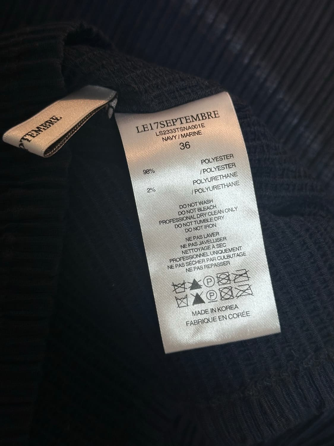 Le17septembre 플리츠 36size 상품이미지2