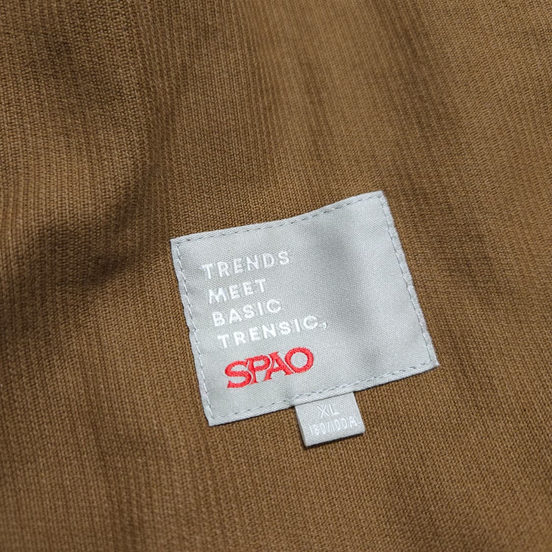 스파오) XL 남자 코듀로이 셔츠형자켓 / 왕눈이샵 상품이미지9