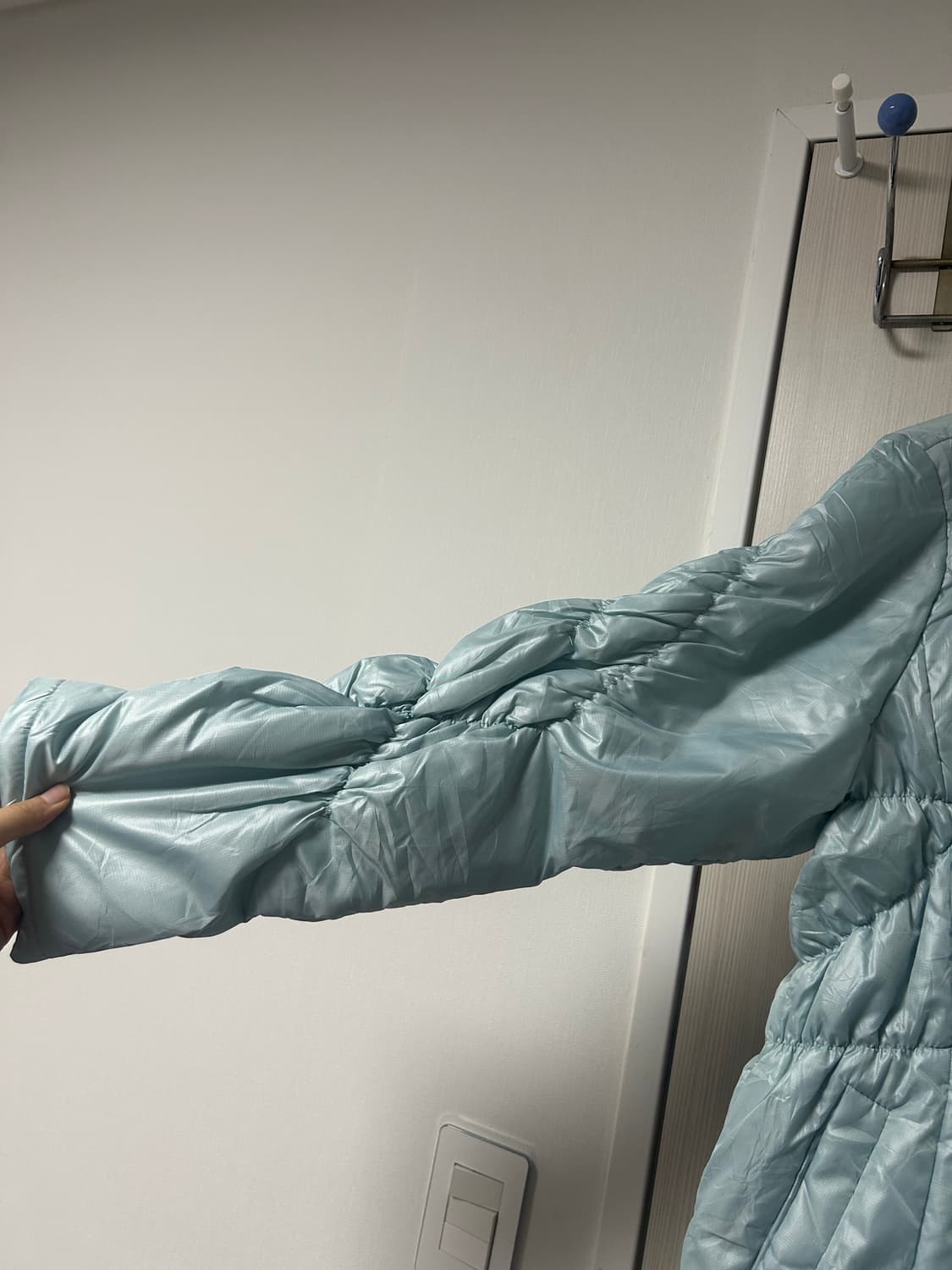 셔링 경량 패딩 상품이미지2