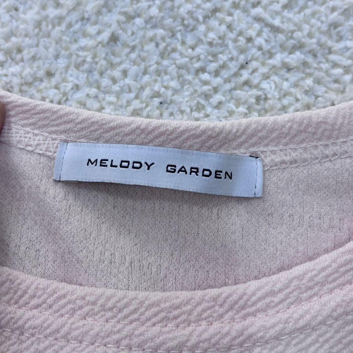 실측확인 멜로디가든 긴팔 티셔츠 0320E 상품이미지3