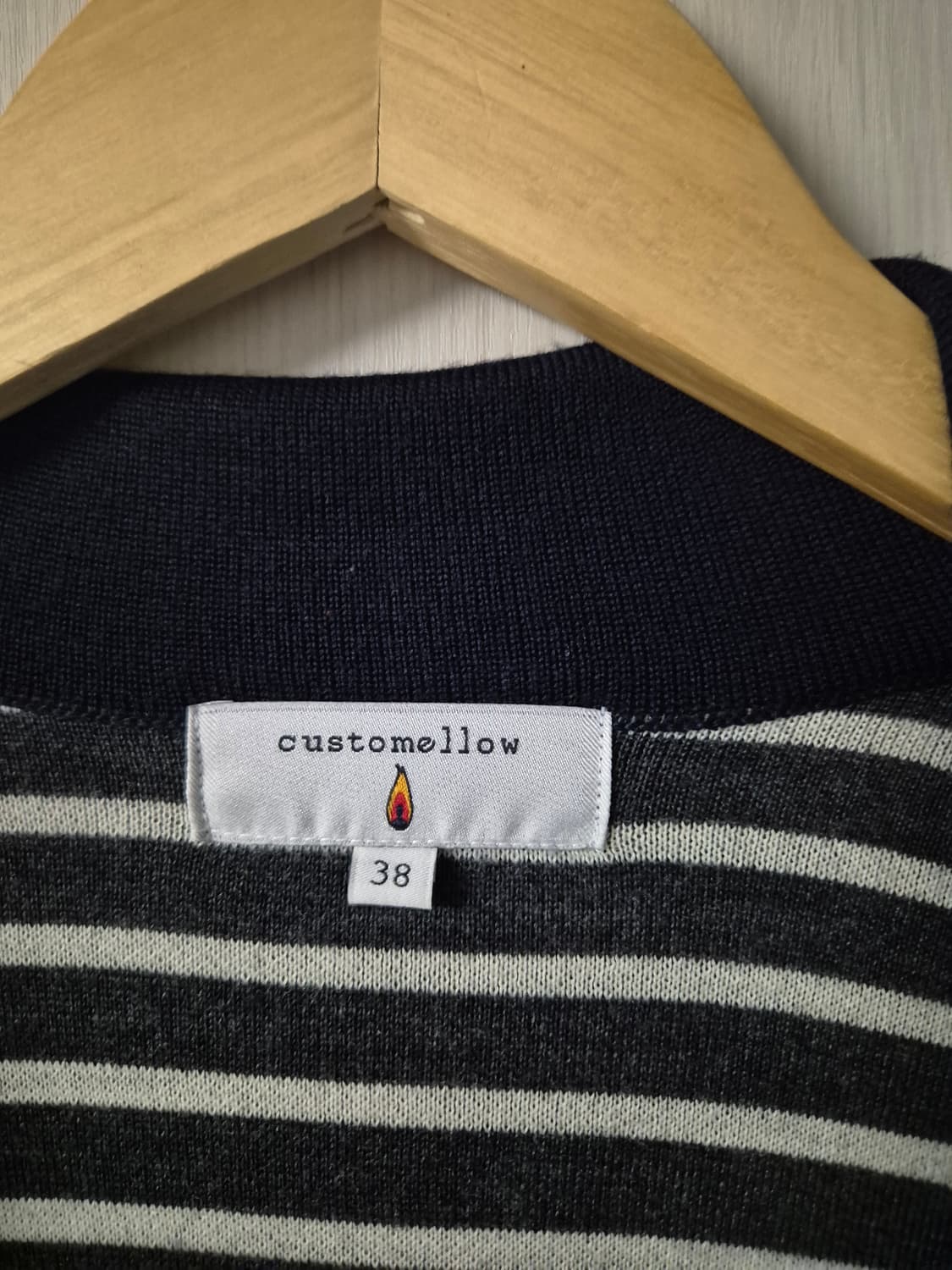 커스텀멜로우 네이비 니트 가디건 38사이즈 상품이미지7