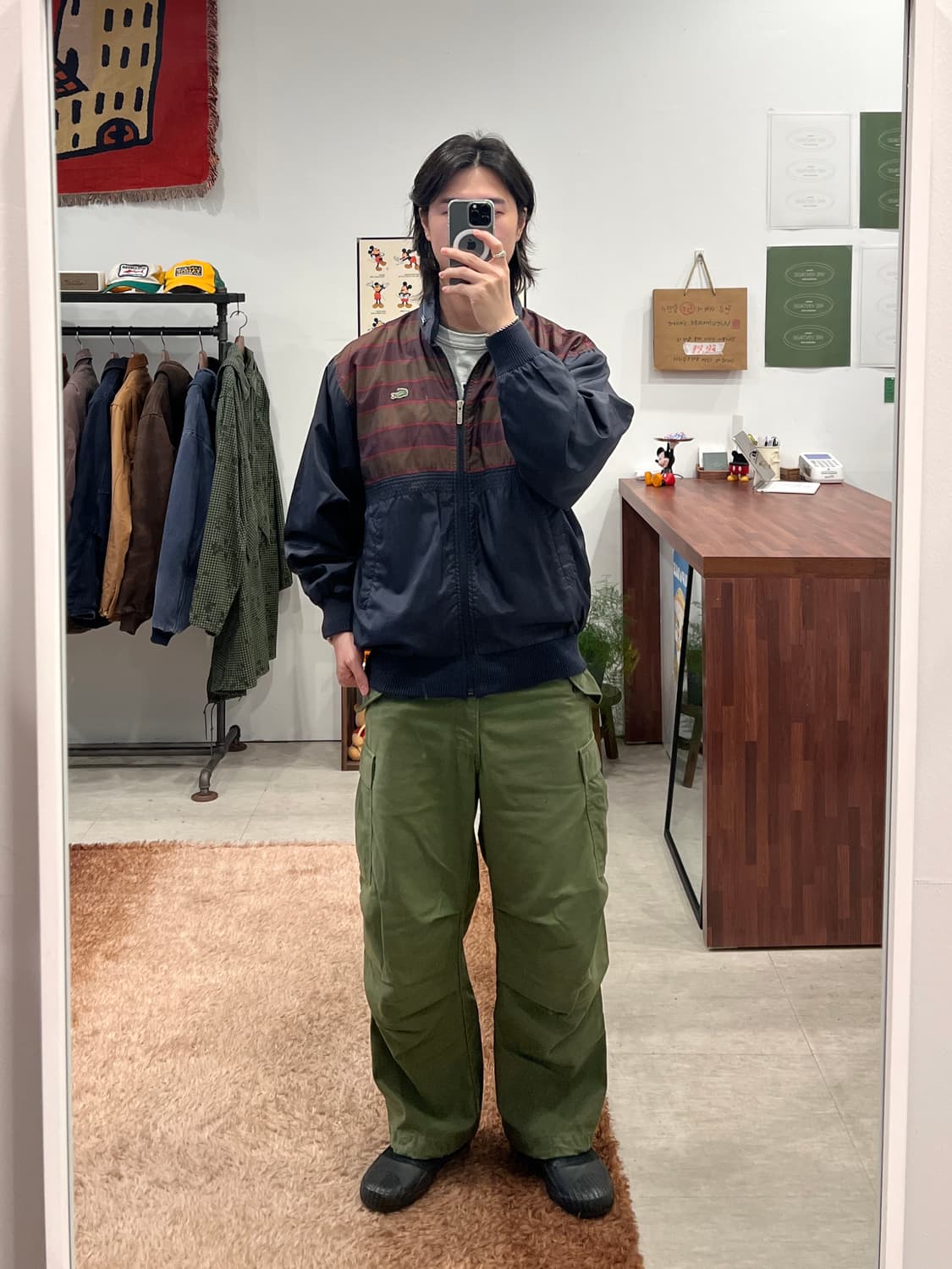 90s Lacoste 라코스테 블루종 자켓 상품이미지2