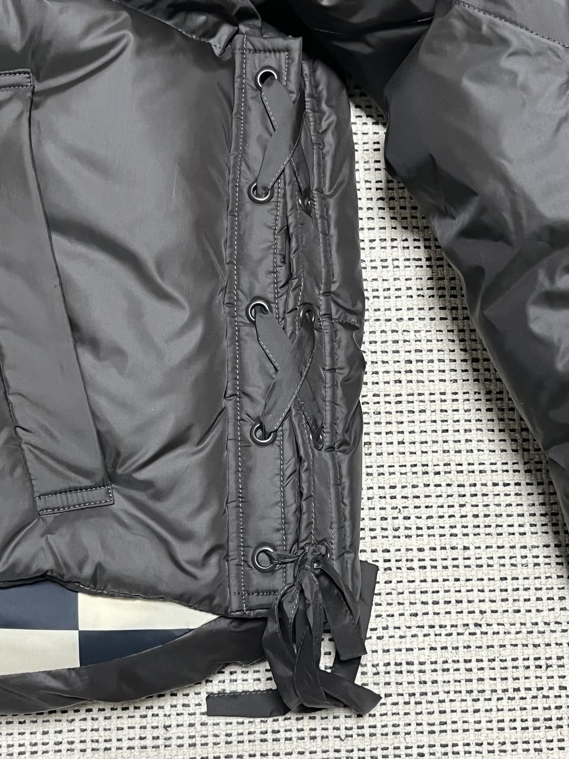 구 더오픈/오픈와이와이 Checker Board 패딩 상품이미지4