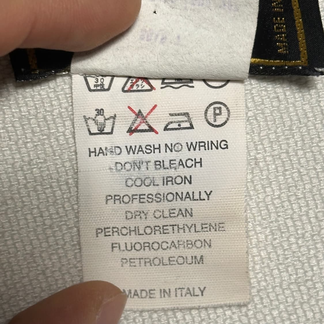 OS 펜디 FF 캐시미어 블랭킷 다크블루 머플러 상품이미지4