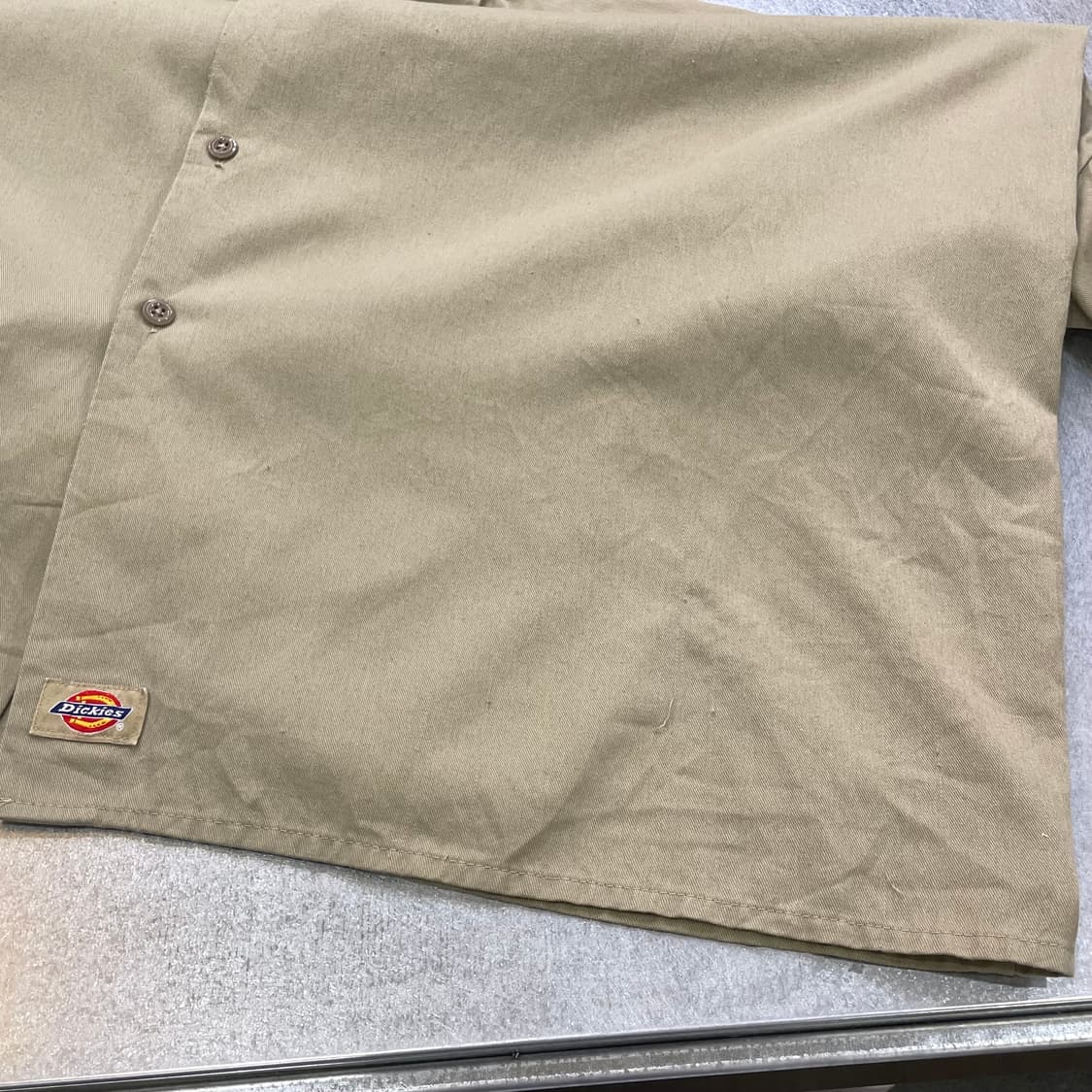 (3XL) Dickies 디키즈 반팔 워크 셔츠 베이지 상품이미지6