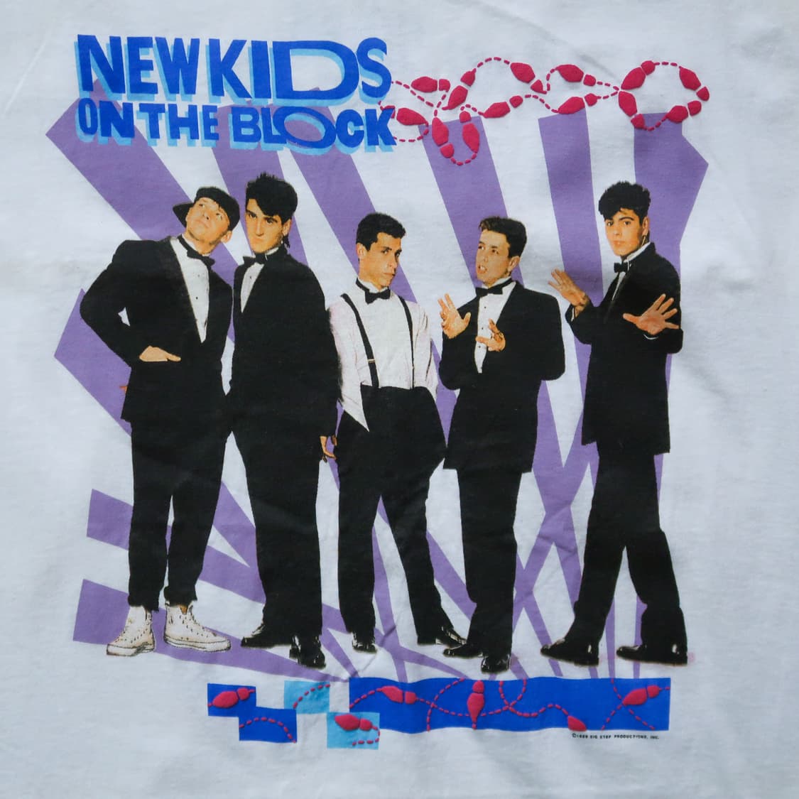 [Made in U.S.A] 빈티지 89s 뉴 키즈 온 더 블록 티셔츠 상품이미지1