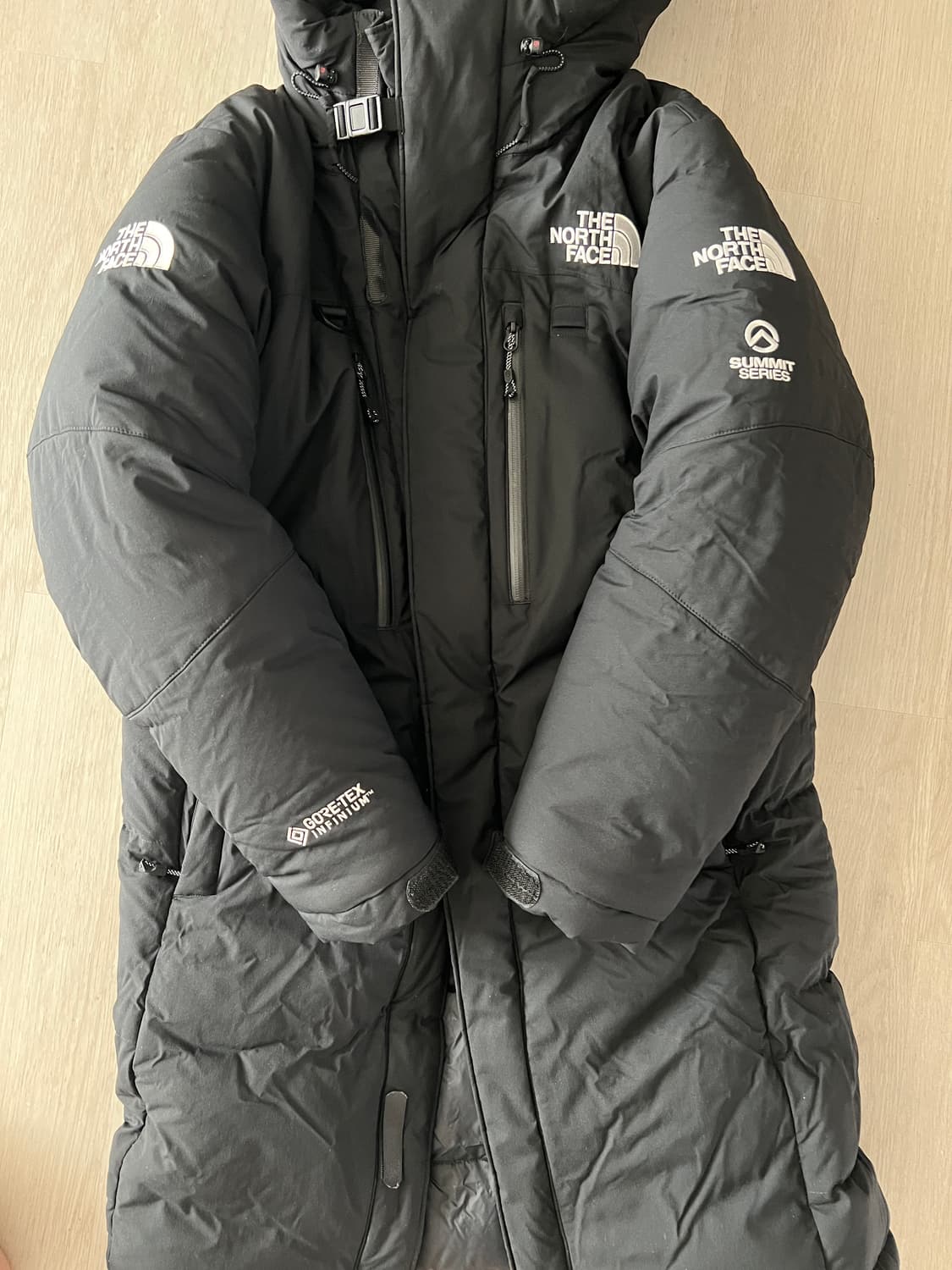 노스페이스 히말라야 롱패딩 블랙 상품이미지1