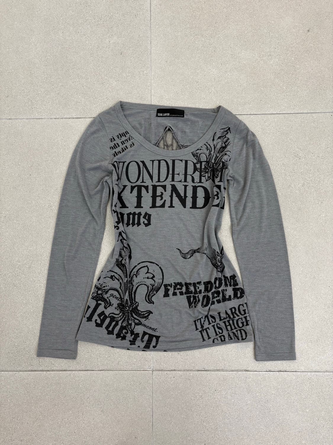 십자가 레이스 롱슬리브 상품이미지2