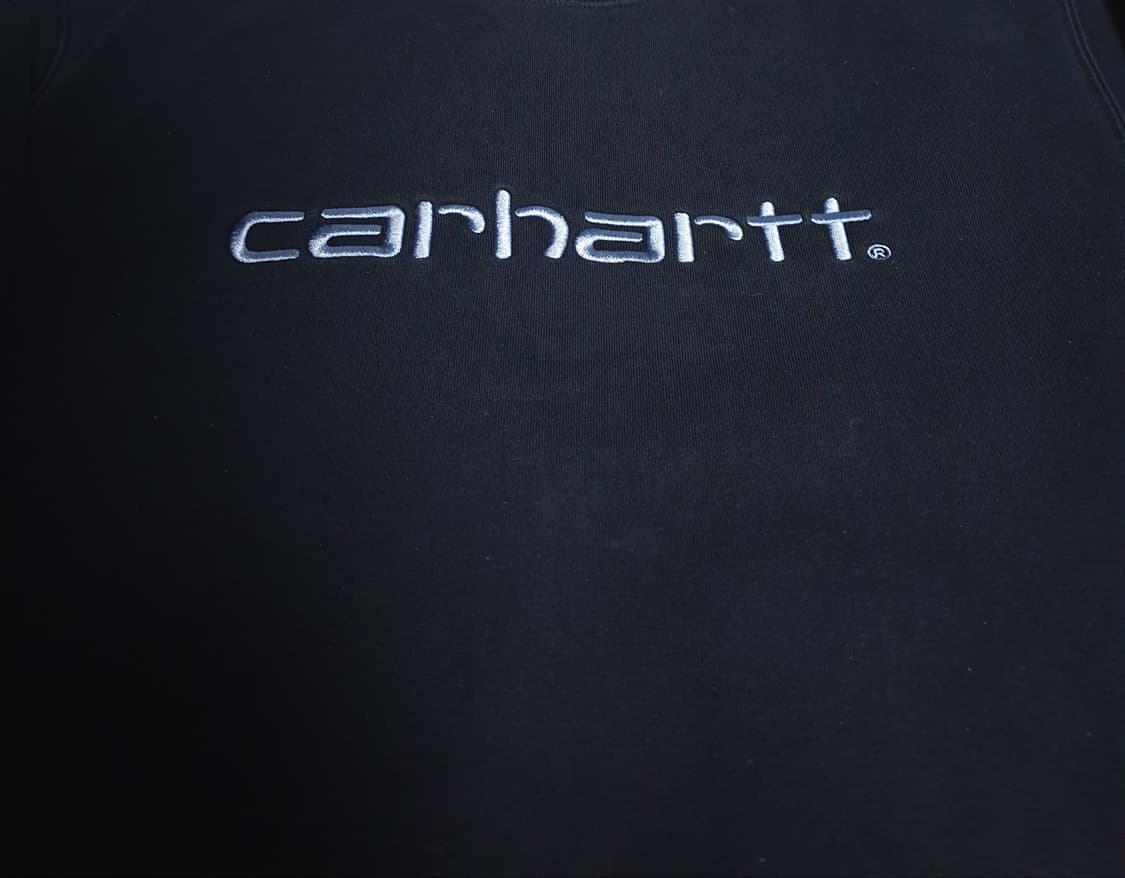 칼하트 WIP (윅스아웃제품) 기모 맨투맨 네이비 (M) 상품이미지2