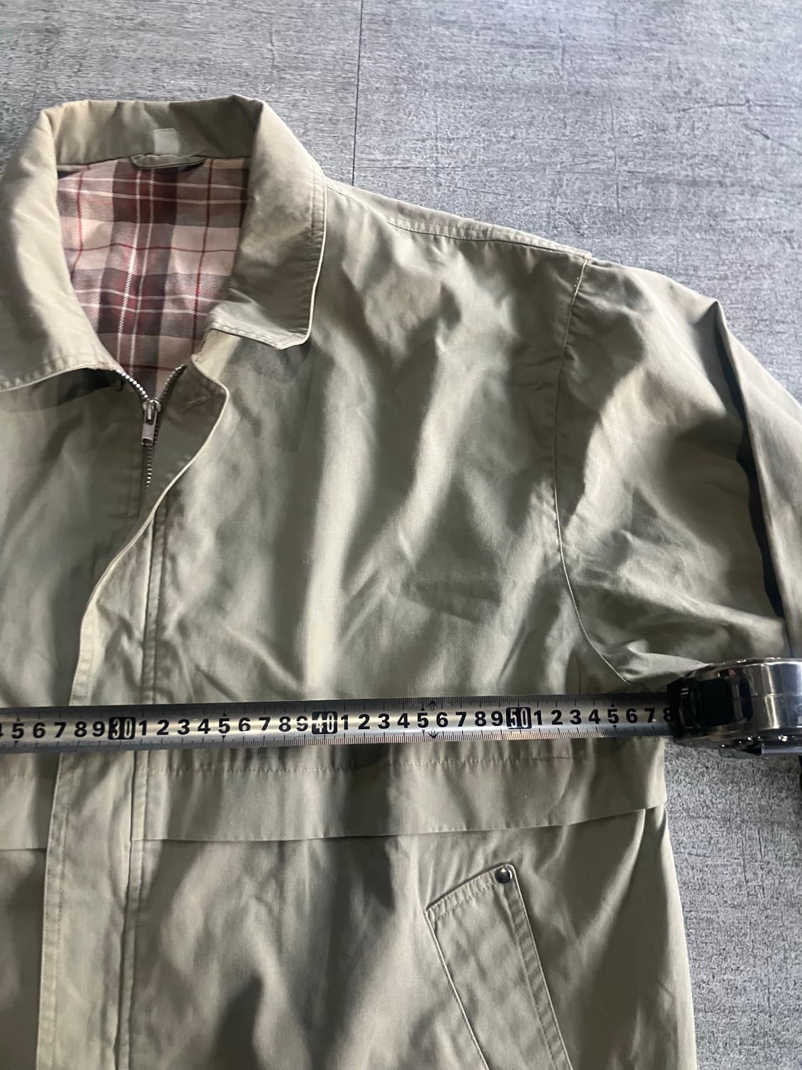 일본빈티지 올드스쿨아메카지 아방핏 사파리봄버자켓 상품이미지2