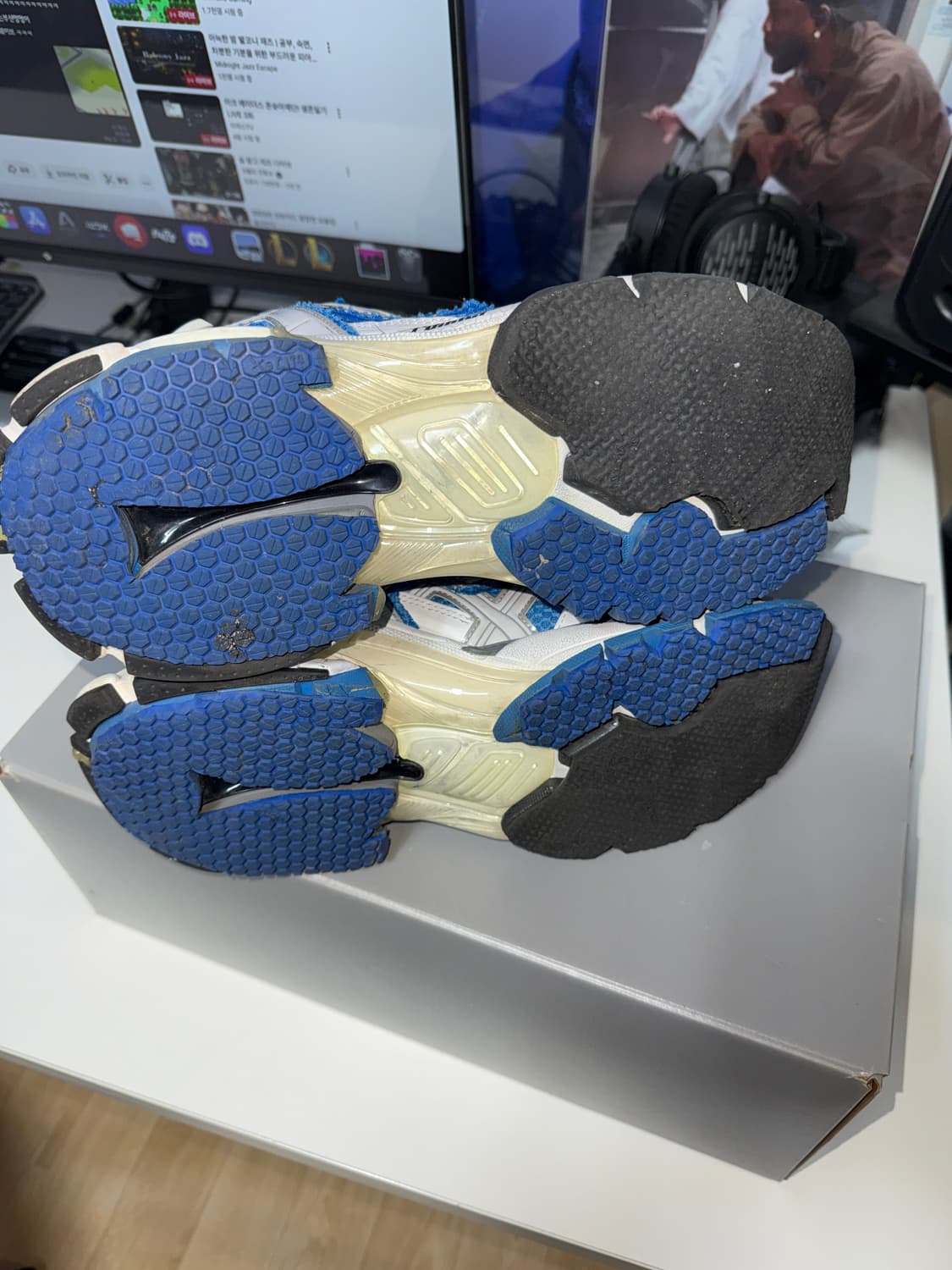 발렌시아가 뉴러너 블루 41 밑창보강완료 상품이미지5