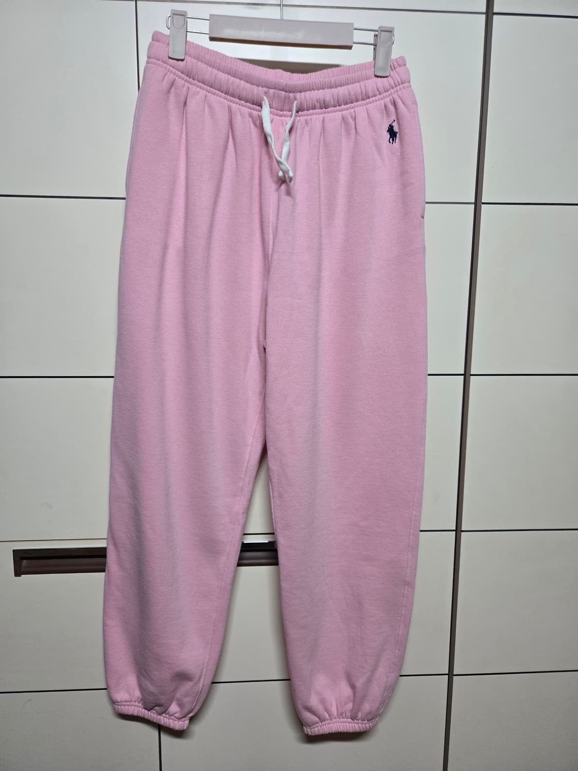 폴로 랄프로렌 여성 딸기우유 핑크 조거 팬츠 상품이미지1