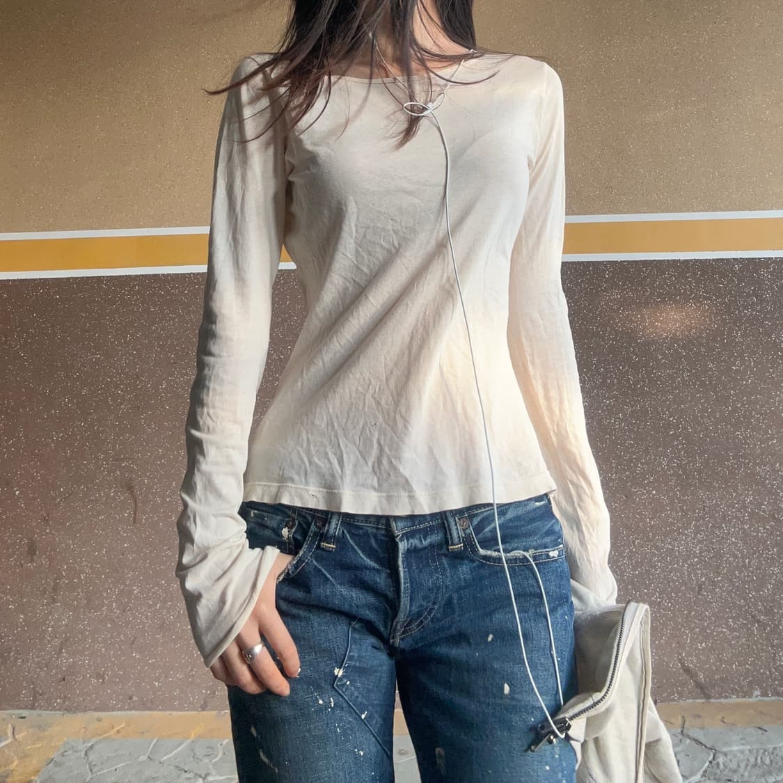 아메리칸 어패럴 롱슬리브 티셔츠 상품이미지1